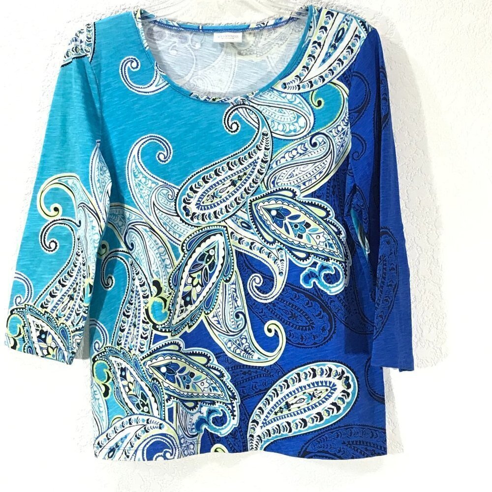 🌷Chico's Paisley Shirt